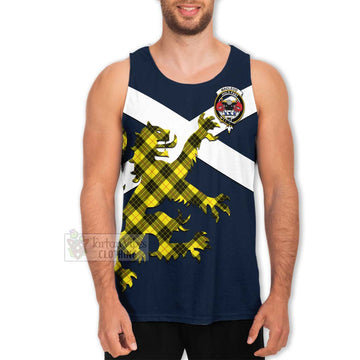 MacLeod (McLeod) Tartan Lion Rampant Men's Tank Top  Proudly Display Your Heritage with Alba Gu Brath and Clan Name