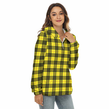 MacLeod (McLeod) Tartan Women's Borg Fleece Hoodie with Half Zip Female - Tartan Vibes Clothing