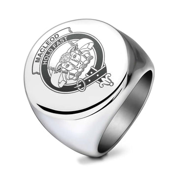 MacLeod (McLeod) Clan Crest Engraved Ring