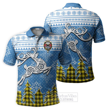 MacLeod (McLeod) Clan Christmas Polo Shirt Celtic Reindeer Style