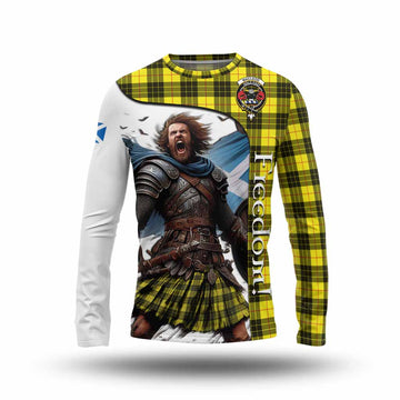 MacLeod (McLeod) Crest Tartan Long Sleeve T-Shirt Inspired by the Freedom of Scottish Warrior