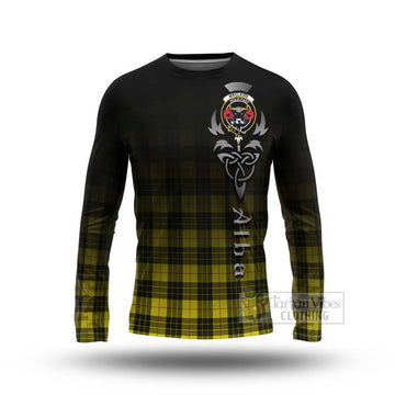 MacLeod (McLeod) Tartan Long Sleeve T-Shirt Featuring Alba Gu Brath Family Crest Celtic Inspired