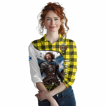 MacLeod (McLeod) Crest Tartan Women's Casual Shirt Inspired by the Freedom of Scottish Warrior