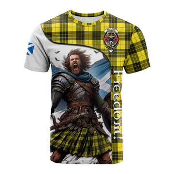 MacLeod (McLeod) Crest Tartan Cotton T-shirt Inspired by the Freedom of Scottish Warrior