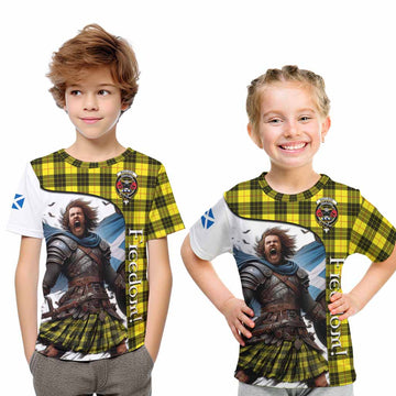 MacLeod (McLeod) Crest Tartan Kid T-Shirt Inspired by the Freedom of Scottish Warrior