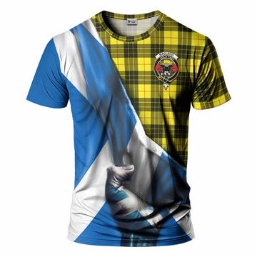 MacLeod (McLeod) Tartan T-Shirt with Family Crest Scotland Patriotic Style