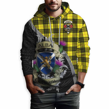 MacLeod (McLeod) Tartan Family Crest Hoodie Lion Rampant Royal Thistle Shield Celtic Inspired Pullover Hoodie - Tartan Vibes Clothing