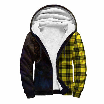 MacLeod (McLeod) Tartan Family Crest Sherpa Hoodie Alba Gu Brath Be Brave Lion Ancient Style Unisex S - Tartan Vibes Clothing