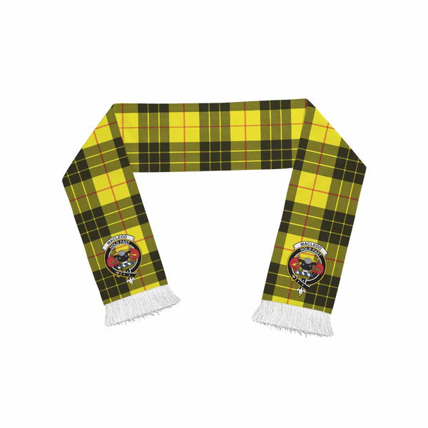 MacLeod (McLeod) Tartan Ruffneck Scarf with Family Crest One Size 67.7*6.7 inches - Tartan Vibes Clothing