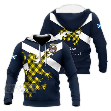 MacLeod (McLeod) Tartan Lion Rampant Knitted Hoodie Proudly Display Your Heritage with Alba Gu Brath and Clan Name