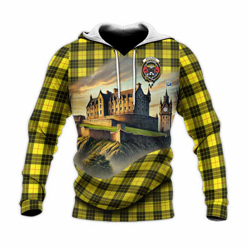 MacLeod (McLeod) Tartan Family Crest Knitted Hoodie with Scottish Ancient Castle Style Unisex Knitted Pullover Hoodie - Tartan Vibes Clothing