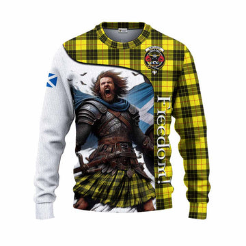 MacLeod (McLeod) Crest Tartan Knitted Sweater Inspired by the Freedom of Scottish Warrior