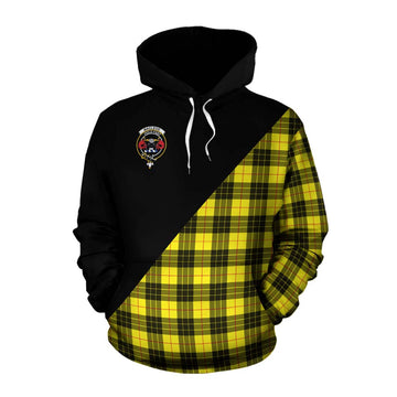 MacLeod (McLeod) Tartan Cotton Hoodie with Family Crest and Military Logo Style