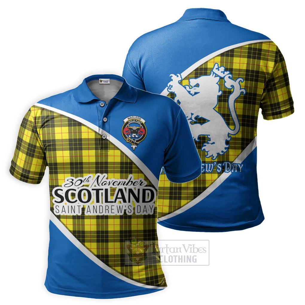 Tartan Vibes Clothing MacLeod (McLeod) Family Crest Tartan Polo Shirt Celebrate Saint Andrew's Day in Style