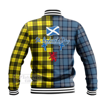 MacLeod (McLeod) Tartan Baseball Jacket Happy St. Andrew's Day Half Tartan Style