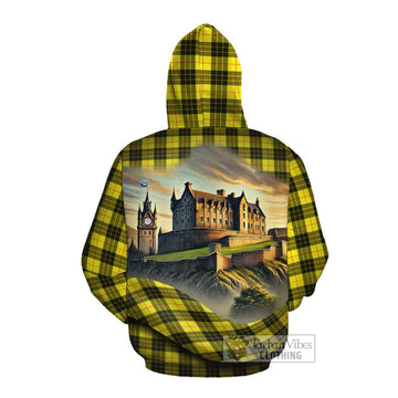 MacLeod (McLeod) Tartan Family Crest Cotton Hoodie with Scottish Ancient Castle Style Pullover Hoodie - Tartan Vibes Clothing
