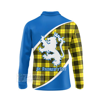 MacLeod (McLeod) Family Crest Tartan Long Sleeve Polo Shirt Celebrate Saint Andrew's Day in Style