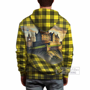 MacLeod (McLeod) Tartan Family Crest Hoodie with Scottish Ancient Castle Style - Tartan Vibes Clothing