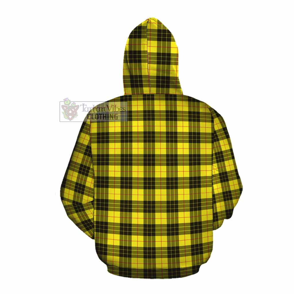 Tartan Vibes Clothing MacLeod (McLeod) Tartan Cotton Hoodie with Family Crest DNA In Me Style