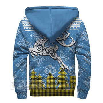 MacLeod (McLeod) Clan Christmas Sherpa Hoodie Celtic Reindeer Style