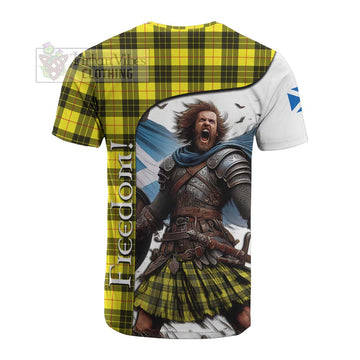 MacLeod (McLeod) Crest Tartan Cotton T-shirt Inspired by the Freedom of Scottish Warrior