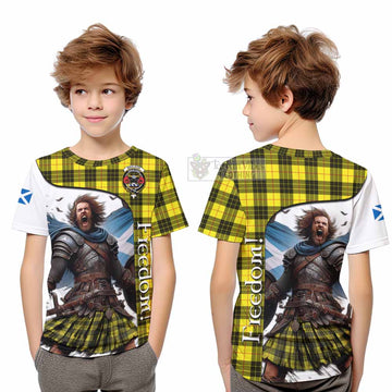 MacLeod (McLeod) Crest Tartan Kid T-Shirt Inspired by the Freedom of Scottish Warrior