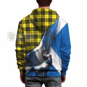 MacLeod (McLeod) Tartan Hoodie with Family Crest Scotland Patriotic Style