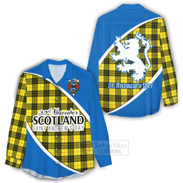 MacLeod (McLeod) Family Crest Tartan Women's Casual Shirt Celebrate Saint Andrew's Day in Style