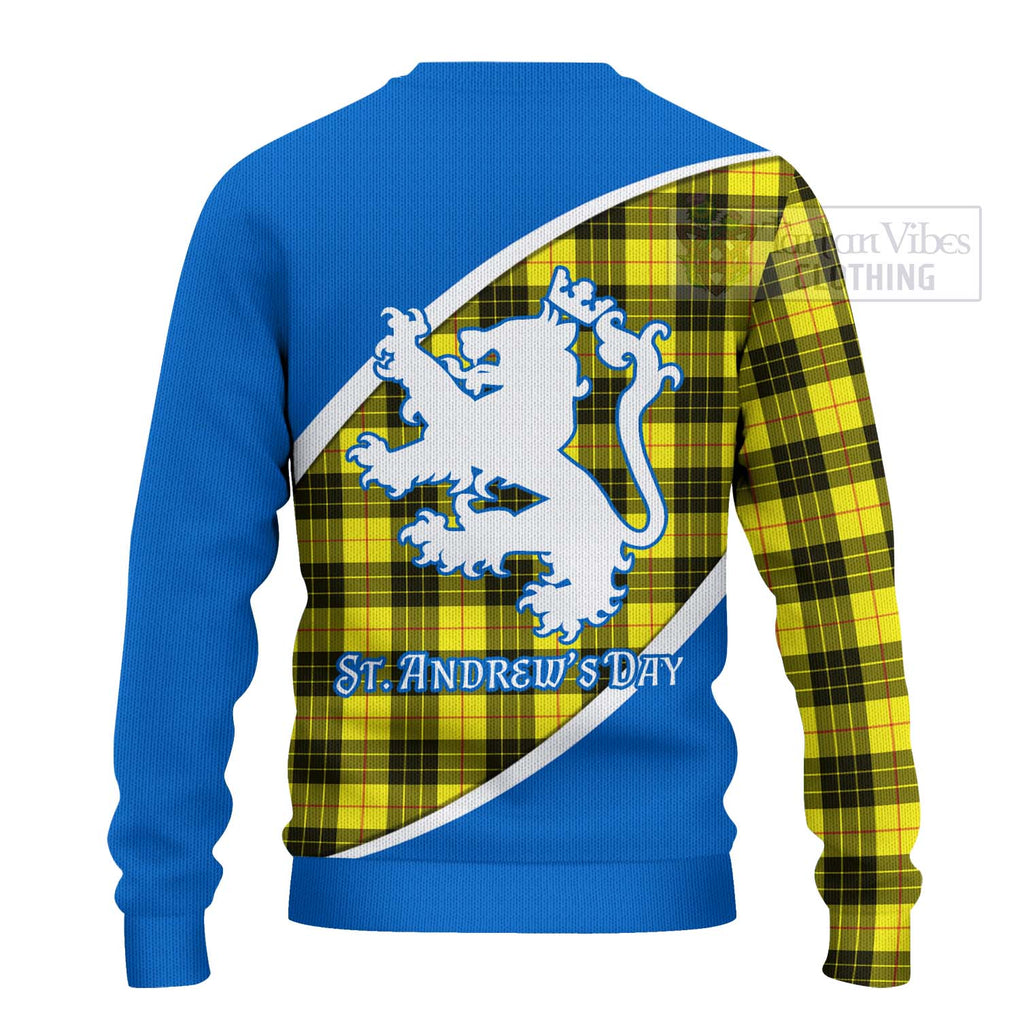 Tartan Vibes Clothing MacLeod (McLeod) Family Crest Tartan Knitted Sweater Celebrate Saint Andrew's Day in Style