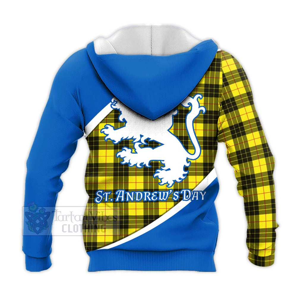 Tartan Vibes Clothing MacLeod (McLeod) Family Crest Tartan Knitted Hoodie Celebrate Saint Andrew's Day in Style