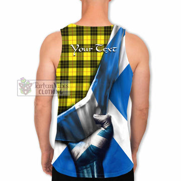 MacLeod (McLeod) Tartan Men's Tank Top with Family Crest Scotland Patriotic Style