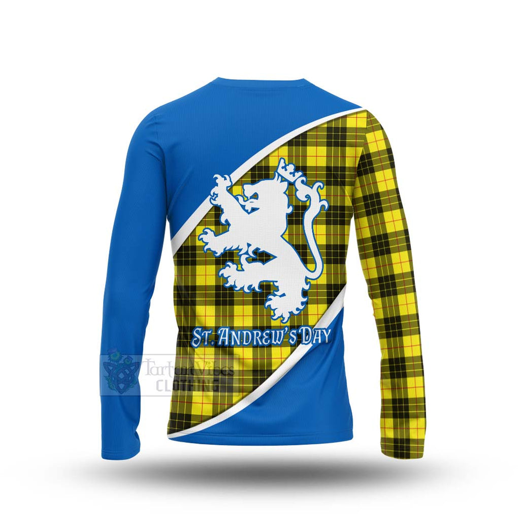 Tartan Vibes Clothing MacLeod (McLeod) Family Crest Tartan Long Sleeve T-Shirt Celebrate Saint Andrew's Day in Style