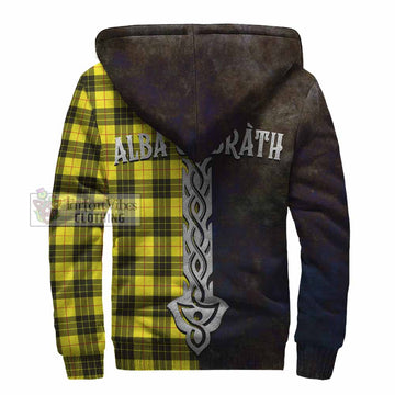 MacLeod (McLeod) Tartan Family Crest Sherpa Hoodie Alba Gu Brath Be Brave Lion Ancient Style - Tartan Vibes Clothing