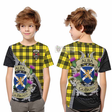 MacLeod (McLeod) Tartan Family Crest Kid T-Shirt Lion Rampant Royal Thistle Shield Celtic Inspired - Tartan Vibes Clothing
