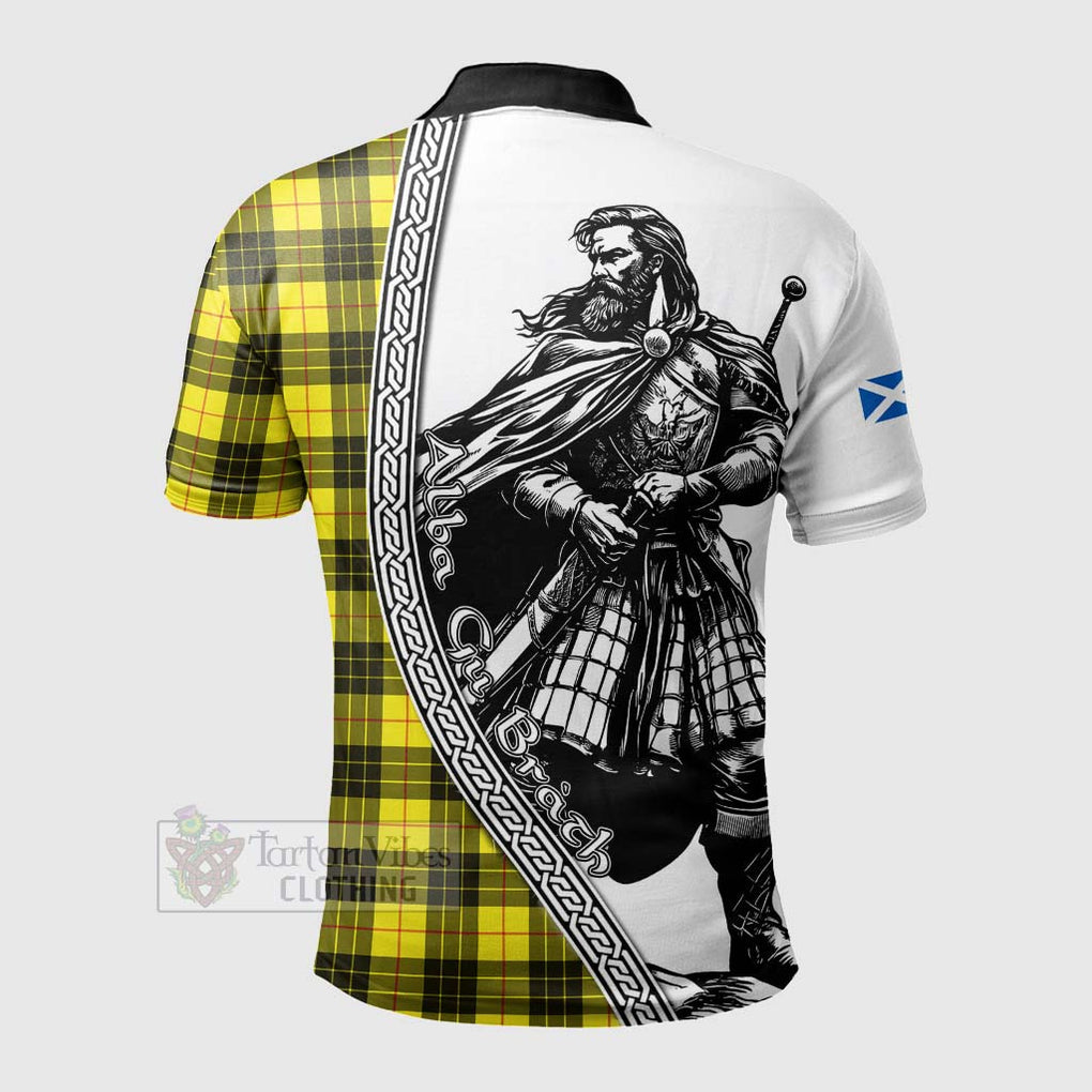 Tartan Vibes Clothing MacLeod (McLeod) Tartan Clan Crest Polo Shirt with Highlander Warrior Celtic Style