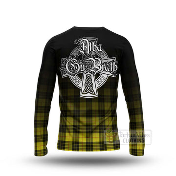 MacLeod (McLeod) Tartan Long Sleeve T-Shirt Featuring Alba Gu Brath Family Crest Celtic Inspired