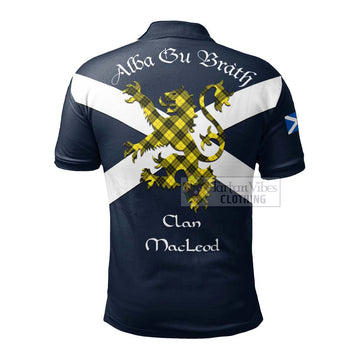 MacLeod (McLeod) Tartan Lion Rampant Polo Shirt Proudly Display Your Heritage with Alba Gu Brath and Clan Name