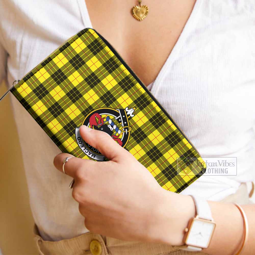 MacLeod (McLeod) Tartan Women's Leather Wallet with Family Crest - Tartan Vibes Clothing