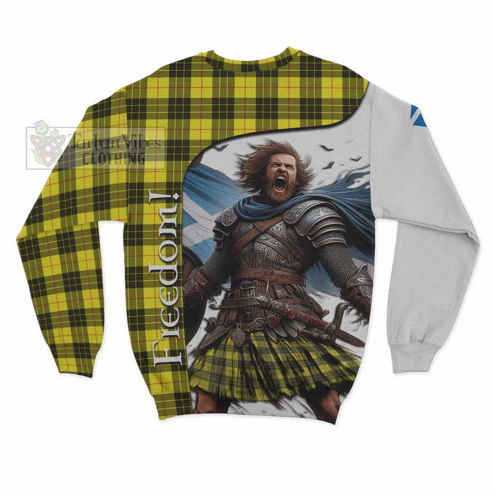 Tartan Vibes Clothing MacLeod (McLeod) Crest Tartan Sweatshirt Inspired by the Freedom of Scottish Warrior