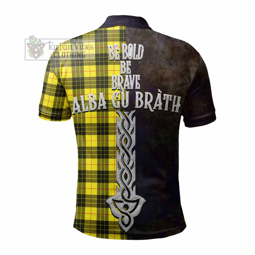 MacLeod (McLeod) Tartan Family Crest Polo Shirt Alba Gu Brath Be Brave Lion Ancient Style - Tartan Vibes Clothing