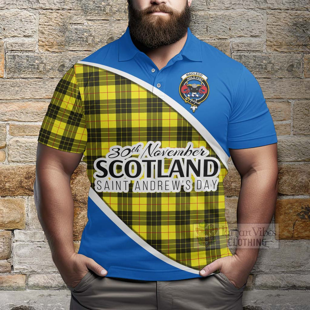 Tartan Vibes Clothing MacLeod (McLeod) Family Crest Tartan Polo Shirt Celebrate Saint Andrew's Day in Style