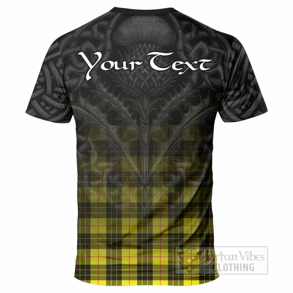 Tartan Vibes Clothing MacLeod (McLeod) Tartan T-Shirt with Family Crest Celtic Thistle Vibes