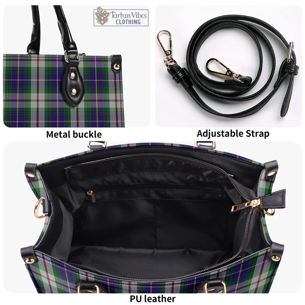 Tartan Vibes Clothing MacLeod Of Californian Tartan Luxury Leather Handbags