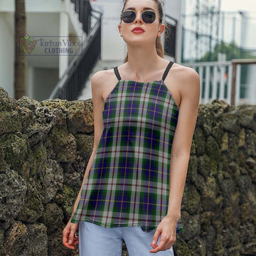 MacLeod Of Californian Tartan Loose Halter Neck Camisole