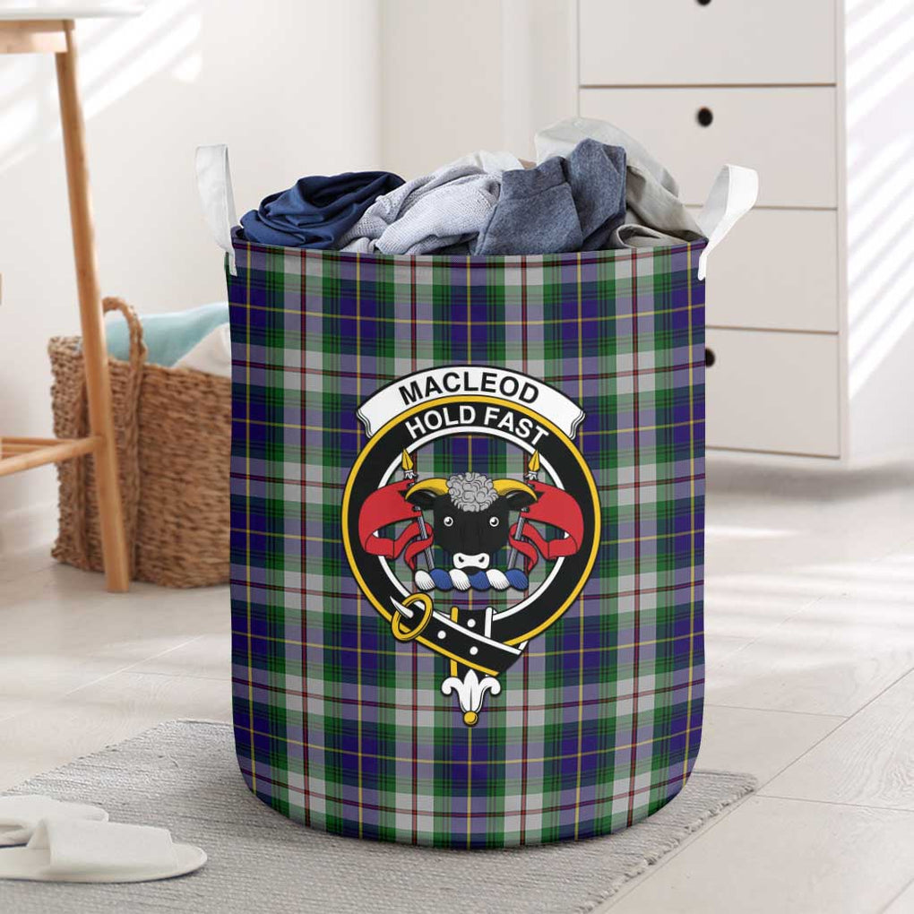 MacLeod Of Californian Tartan Laundry Basket with Family Crest One Size - Tartanvibesclothing Shop