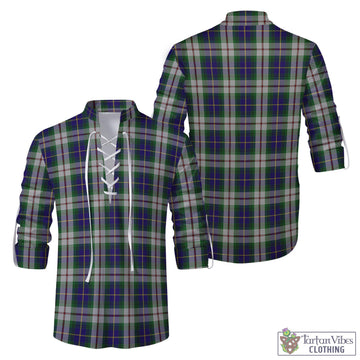 MacLeod Of Californian Tartan Men's Scottish Traditional Jacobite Ghillie Kilt Shirt