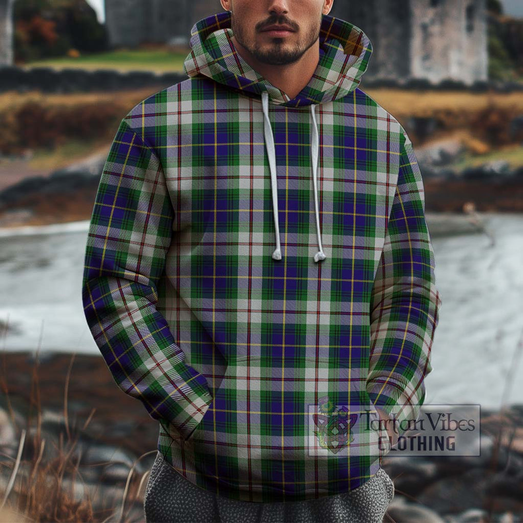 MacLeod Of Californian Tartan Cotton Hoodie Pullover Hoodie XS - Tartan Vibes Clothing