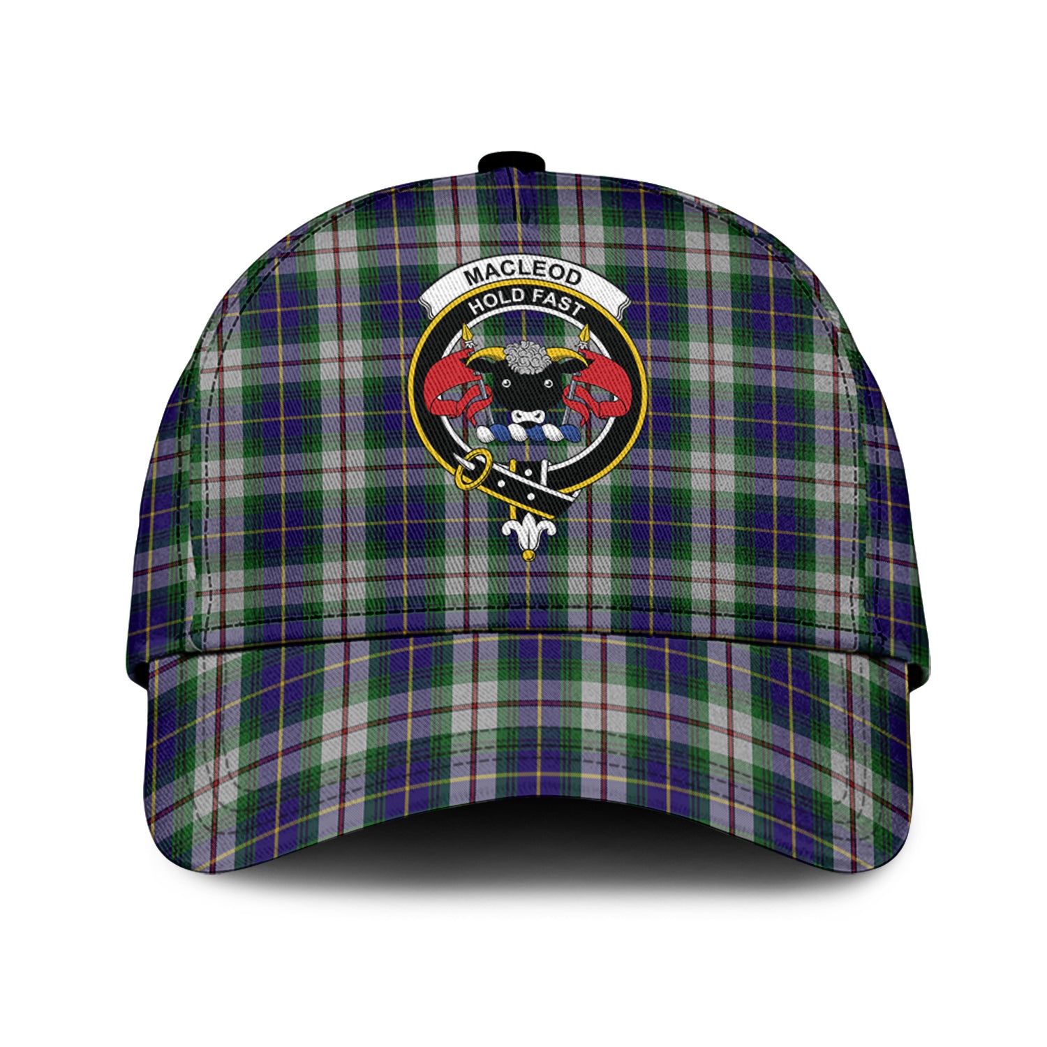 MacLeod Of Californian Tartan Classic Cap with Family Crest Classic Cap Universal Fit - Tartan Vibes Clothing