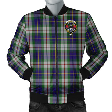 MacLeod Of Californian Tartan Bomber Jacket with Family Crest