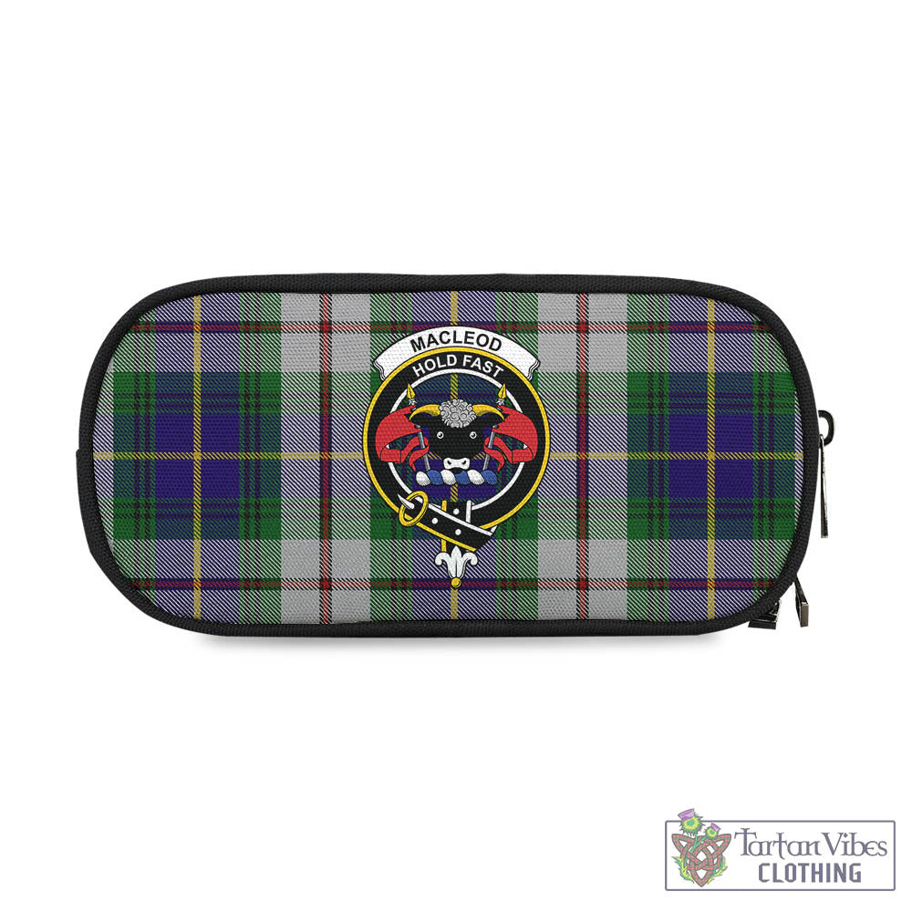 Tartan Vibes Clothing MacLeod Of Californian Tartan Pen and Pencil Case with Family Crest